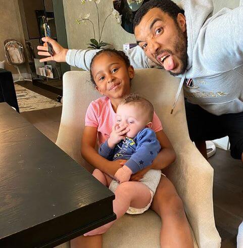 Myles Troy Deeney's father, Troy Deeney with his family.